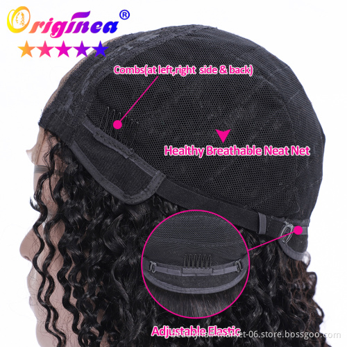 Cheap Wholesale micro braids wig Virgin Peruvian curly lace wig